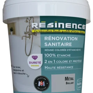 Super Prix Résine de Rénovation pour sanitaire métal brillant 250 ml RESINENCE