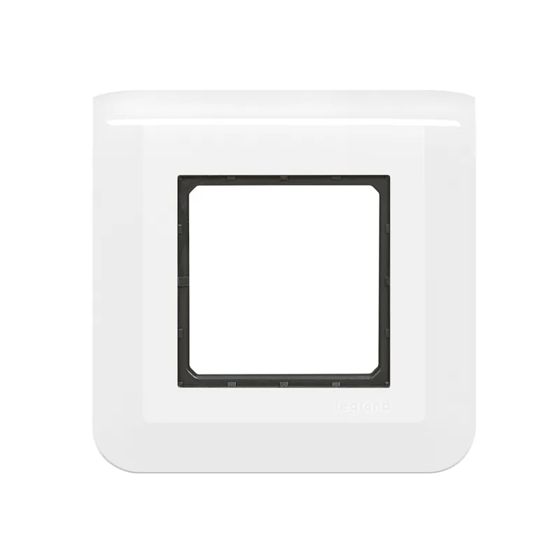 Plaque avec support à griffes pour 2 modules finition blanche Mosaic LEGRAND Bon Plan