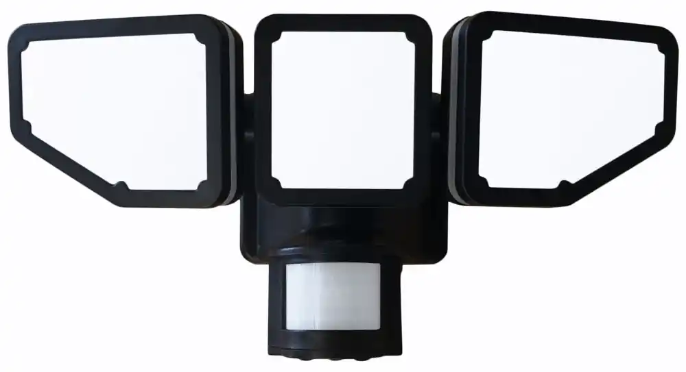 Authentique Projecteur extérieur LED solaire + détecteur de mouvements Drift noir IP44 1000 lumens blanc neutre - ARLUX