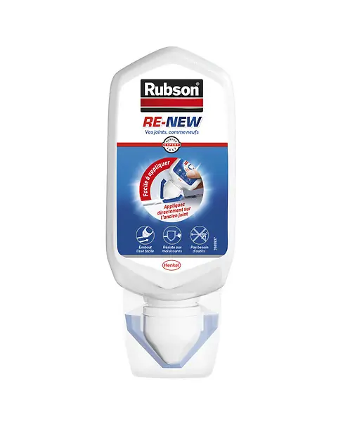 Offre Spéciale Mastic silicone de rénovation Saine RE-NEW Blanc 5m RUBSON