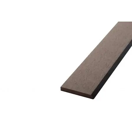 Offre Du Jour Bardage ajouré bois composite Chocolat, ep.1cm, l.7.5 cm, L.270 cm MCCOVER