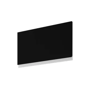 Porte transversale avec poignée intégrée pour meuble haut de cuisine Mallorca noir mat 35 x 60 cm OFITRES Satisfait Ou Remboursé