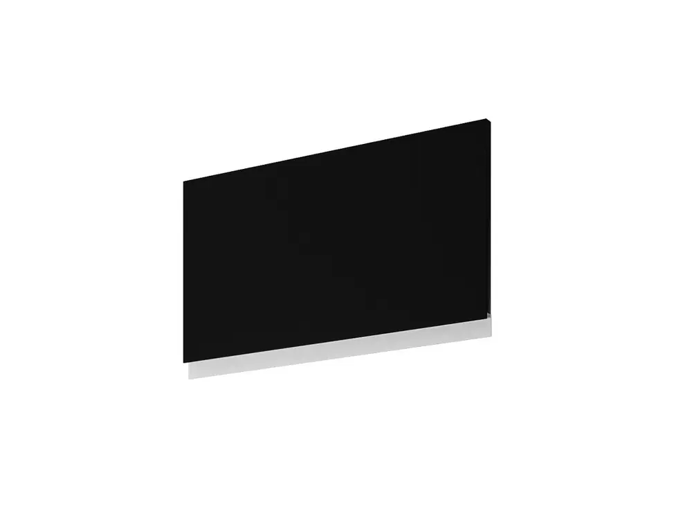 Porte transversale avec poignée intégrée pour meuble haut de cuisine Mallorca noir mat 35 x 60 cm OFITRES Satisfait Ou Remboursé