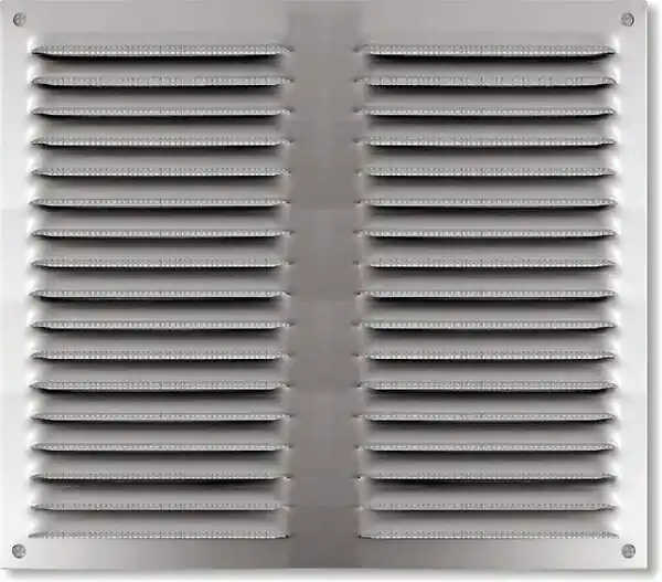 Paiement Sécurisé Grille d‘aération carrée aluminium anodisé - 200x200 mm AUTOGYRE