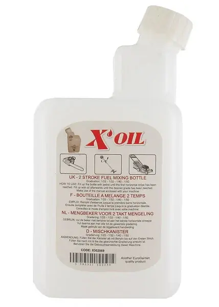 Bouteille graduée pour mélange 2 temps - Plastique - 2L X‘OIL Promotion