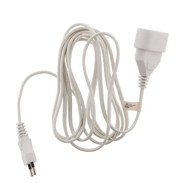 Expédié Aujourd'hui Rallonge 10m - HO3VVH2F 2x0,75mm² 6A - blanc - Zenitech