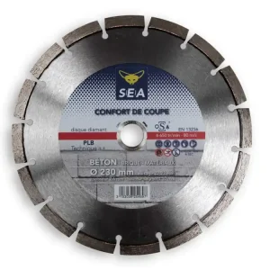 Meilleur Prix Disque diamant béton armé brique et matériaux diamètre 230 mm SEA