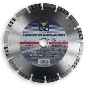 Commander Vite Disque diamant asphalte béton armé fonte diamètre 230 mm SEA