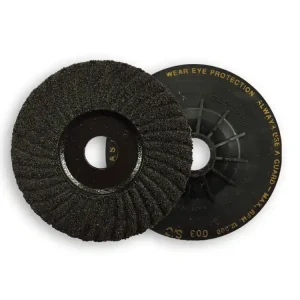 Disque à poncer semi-rigide Zec diamètre 127 mm - grain 36 SEA Dernier Modèle