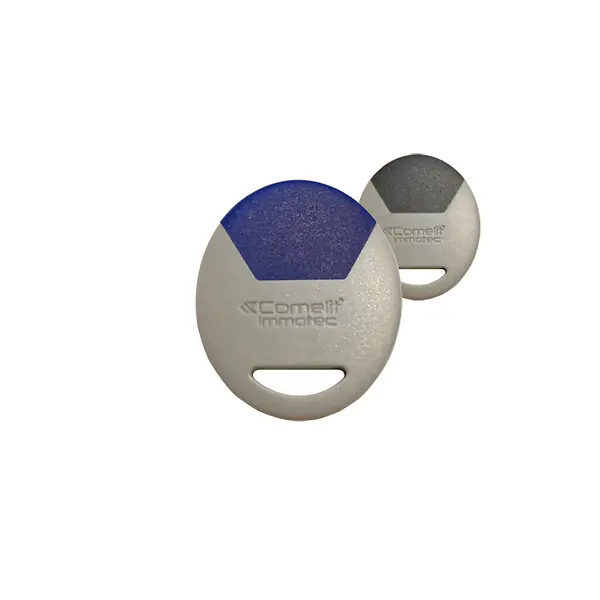 Top Vente Badge porte clé MIFARE Gris/Bleu - COMELIT - CLE/GB COMELIT IMMOTEC