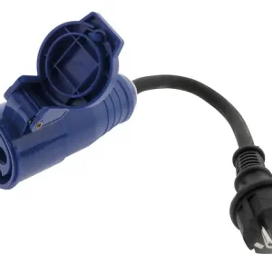 Adaptateur caravane - Polycarbonate - Noir - IP44 16A ZENITECH Achetez Aujourd'hui