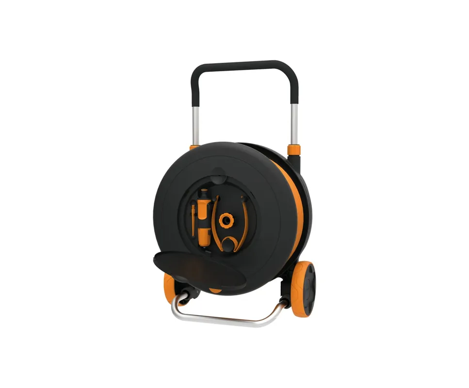 Dévidoir 30m de tuyau avec raccords d‘arrosage FISKARS Retour Gratuit