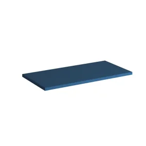 Offre Exclusive Tablette décorative Lotus bleu indigo mat 60 x 30 cm OFITRES