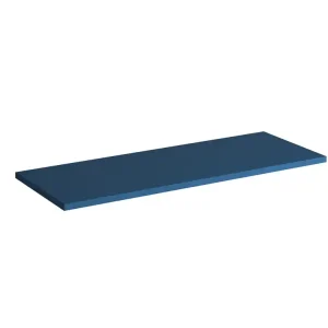 Petit Prix Tablette décorative Lotus bleu indigo mat 80 x 30 cm OFITRES