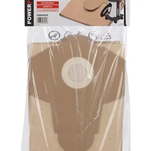 Sac à poussière 8L - 5 pièces - Lot de 5 POWERPLUS Bon Plan