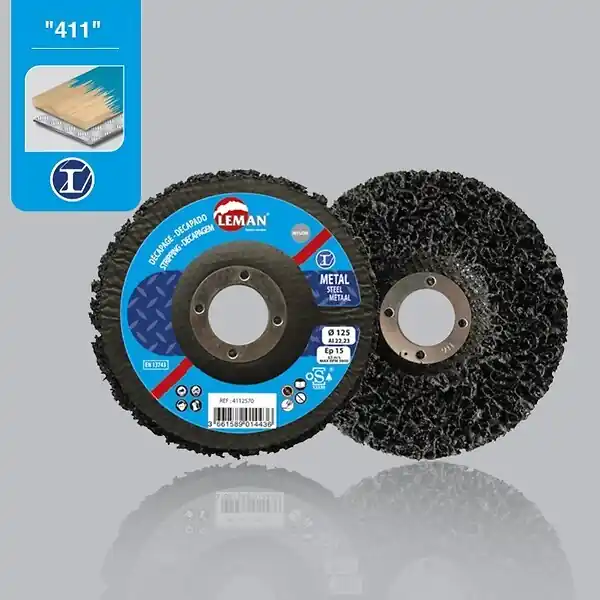 Populaire Disque plat abrasif nylon 125mm - Carbure de silicium LEMAN