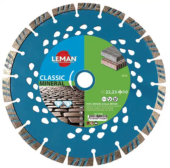 Offre Spéciale Disque diamant maçonnerie 115mm - segments turbo frittés LEMAN