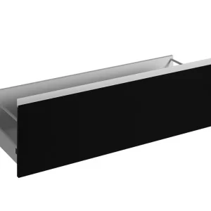 Façade tiroir avec poignée intégrée pour meuble de cuisine Mallorca noir mat 35 x 120 cm OFITRES Must-Have