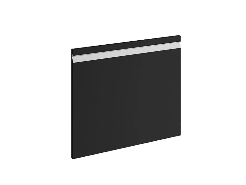 Super Prix Porte avec poignée intégrée pour meuble hotte de cuisine Ibiza noir mat 42 x 60 cm OFITRES