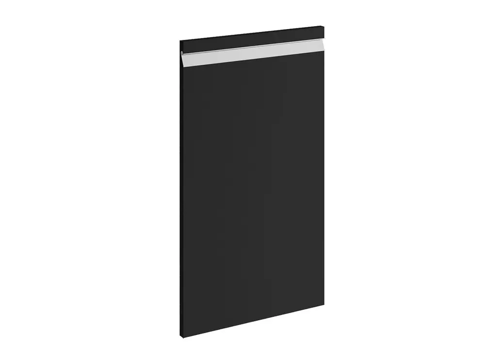 Porte avec poignée intégrée pour meuble de cuisine Ibiza noir mat 70 x 40 cm OFITRES Prix Promo