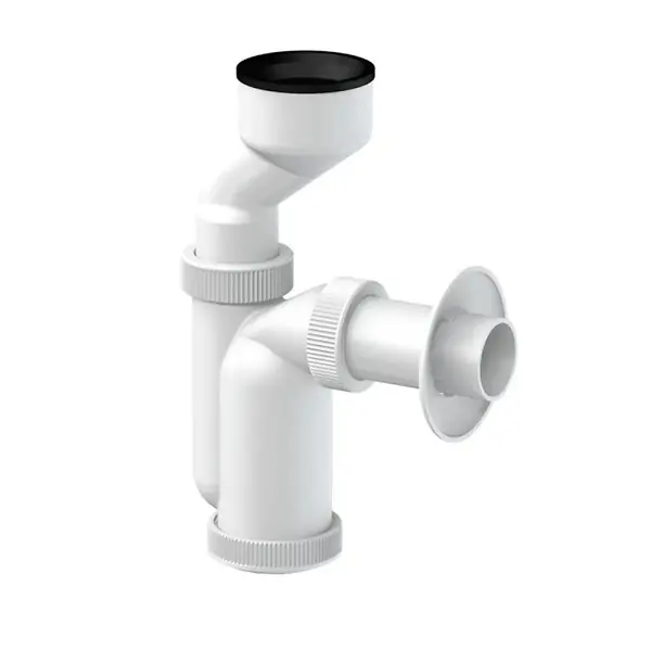Siphon pour urinoir avec vidage de brassard 40mm, blanc (T2407) SIKO Expédié Aujourd'hui