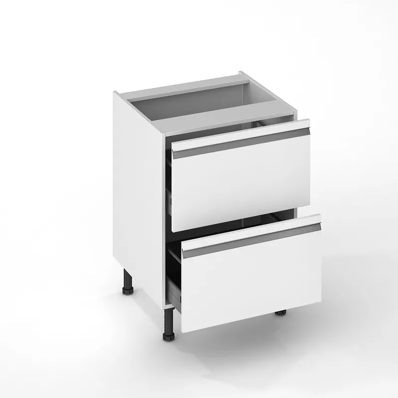 Prix Cassé Façades tiroir pour meuble de cuisine Ibiza blanche 70 x 60 cm par 2 OFITRES
