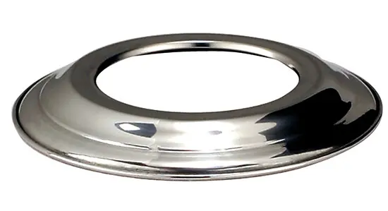 Dernière Chance Rosace aluminium Diam.125mm - Aluminium - Finition habillage conduit