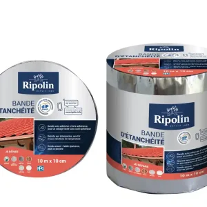 Bande d‘étanchéité alu 10 m x 10 cm by DIP ETANCH - RIPOLIN Produit De Marque