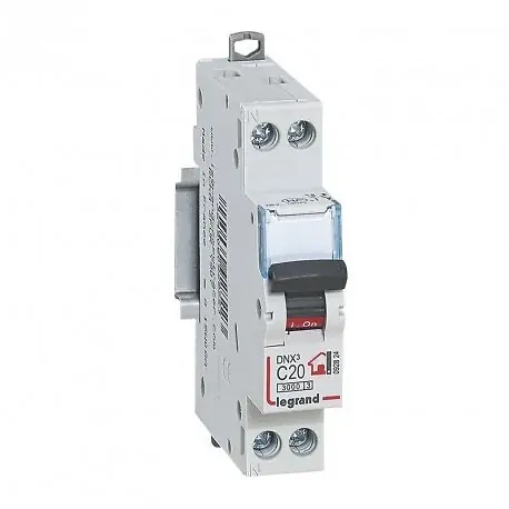 Disjoncteur phase neutre DNX3 20A - Courbe C LEGRAND Meilleur Prix