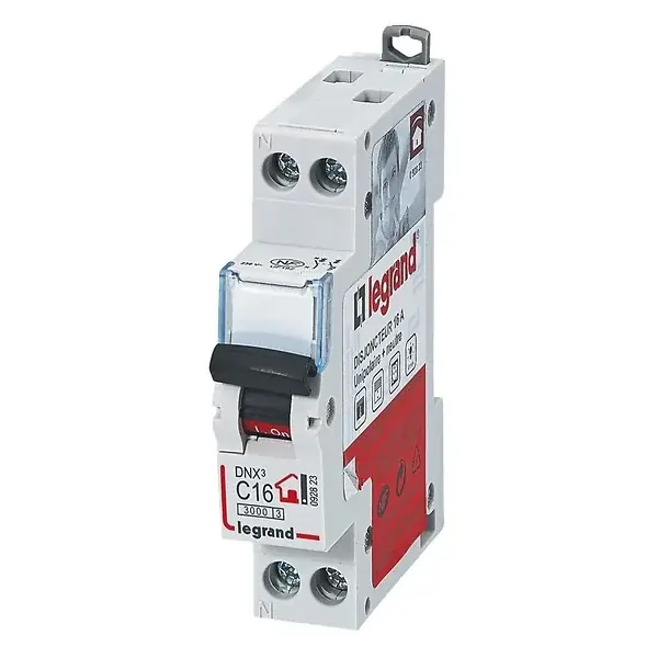 Disjoncteur modulaire DNX3 Phase + Neutre 16A - Courbe C - 1 module LEGRAND Prix Réduit