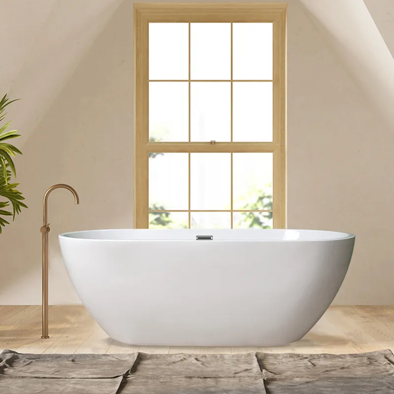 Baignoire îlot blanche 150 x 75 cm Orelia BALNEO Promotion