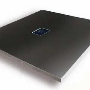 Nouveauté Receveur de douche 90x90 cm résine allégée graphite - EGORE