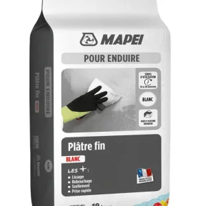 Plâtre fin blanc 10 kg MAPEI Meilleur Choix