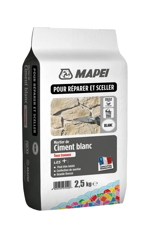 Livraison Express Ciment blanc 5 kg MAPEI