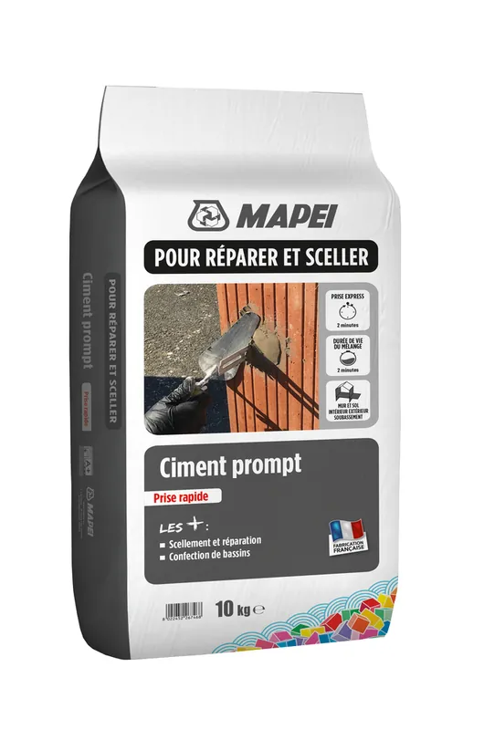 Ciment prompt gris 10 kg MAPEI Dernier Modèle