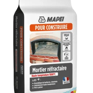 Prix Choc Mortier réfractaire noir 5 kg MAPEI