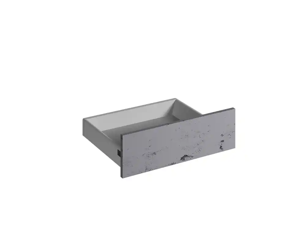 Façade tiroir pour meuble de cuisine Lotus béton mat 13,8 x 60 cm OFITRES Petit Prix