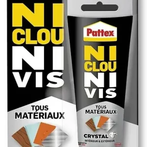 Bon Plan Colle fixation transparente - Polymère hybride - Tube 90g PATTEX