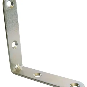 Meilleur Prix Equerre chaise 100x100mm épaisseur 3mm zingué blanc - JARDINIER MASSARD - J506122 J.MASSARD