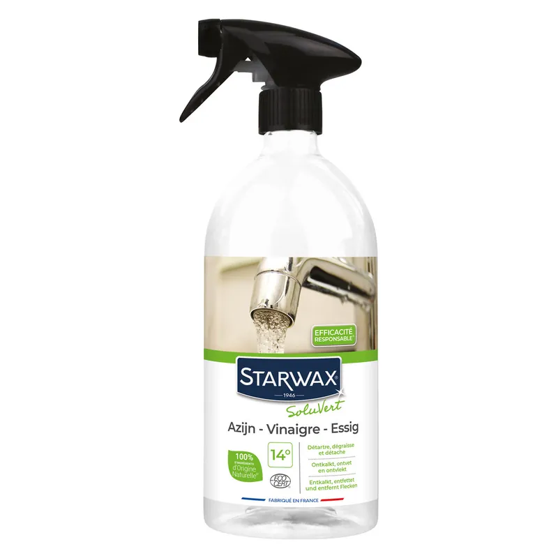 Vinaigre blanc 14° pulvérisateur 1 l. STARWAX Prix Réduit