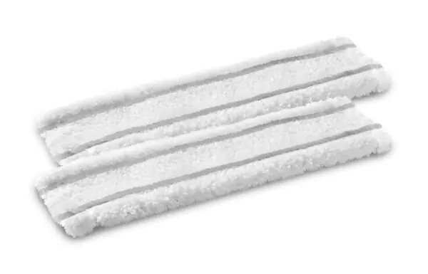 Livraison Express Bonnettes microfibre - fibres abrasives - blanc - 2 pièces KARCHER
