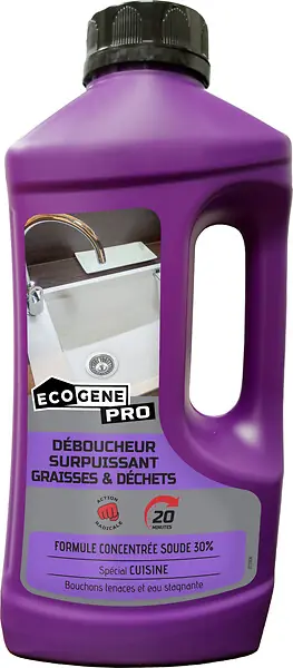 Dernier Modèle Déboucheur Ecogene Pro graisses et déchets - 1L