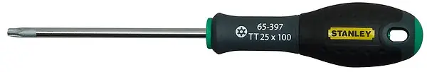 Tournevis tamper torx TT20 - Lame acier 100mm STANLEY Pas Cher
