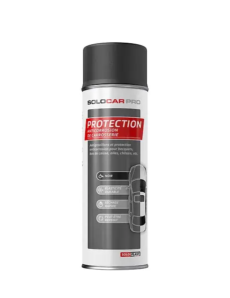 Nouvel Arrivage Protection anticorrosion - Aérosol Solocar - Noir - 500ml
