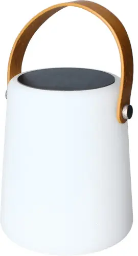 Prix Bas Lampe à poser solaire/USB LED Helio blanc IP54 40 lumens RGBW - ARLUX