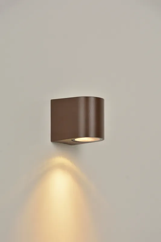 Applique extérieur GU10 William rouille IP44 35W - COREP Acheter En Ligne