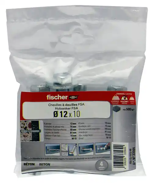 4 chev fsa 12- 10 s - 4b FISCHER Soldes
