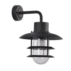 Super Prix Applique extérieur descendante E27 Nazare noir IP44 60W - COREP