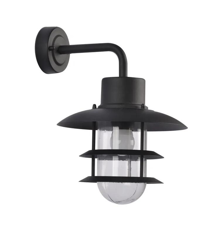 Super Prix Applique extérieur descendante E27 Nazare noir IP44 60W - COREP