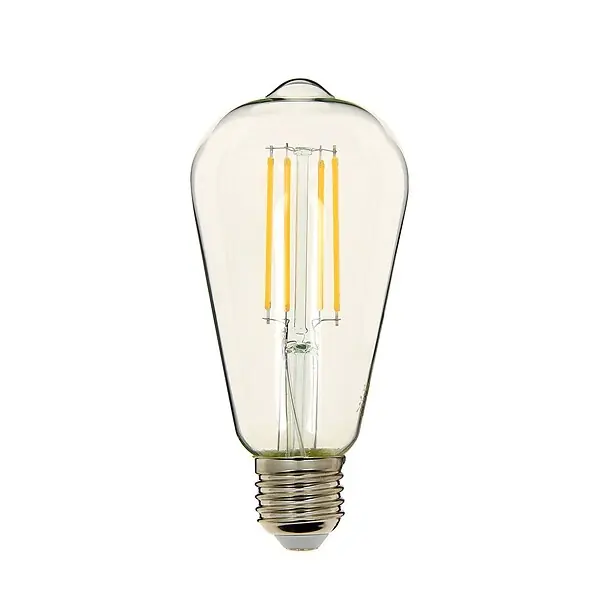 Satisfait Ou Remboursé Ampoule LED filament Edison E27 - Blanc neutre 4000K - 8W XANLITE